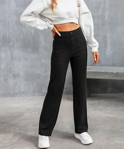 THE LUCIA HIGH WAISTED STRETCH PANTS