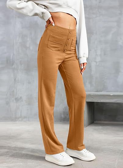 THE LUCIA HIGH WAISTED STRETCH PANTS