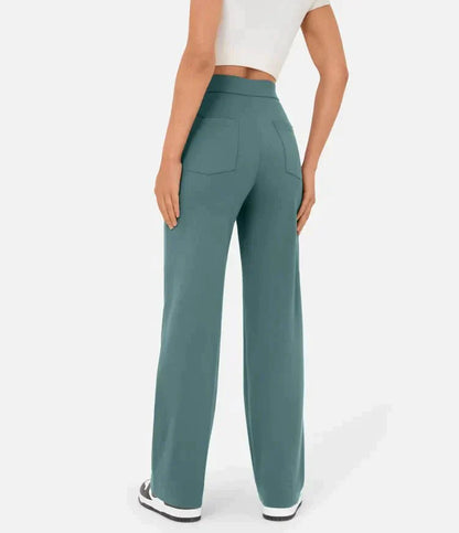 THE LUCIA HIGH WAISTED STRETCH PANTS