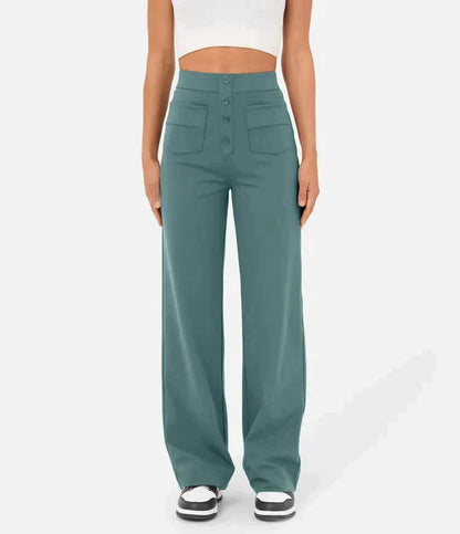 THE LUCIA HIGH WAISTED STRETCH PANTS