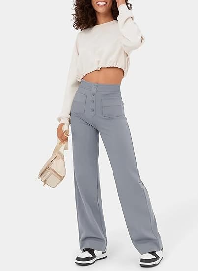 THE LUCIA HIGH WAISTED STRETCH PANTS